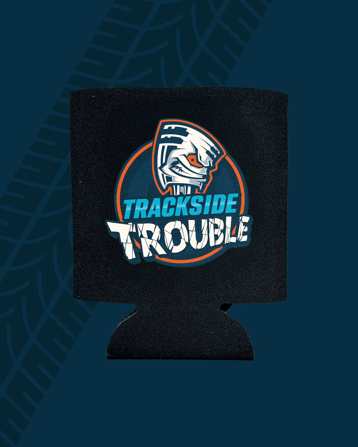 Trackside Trouble Koozie