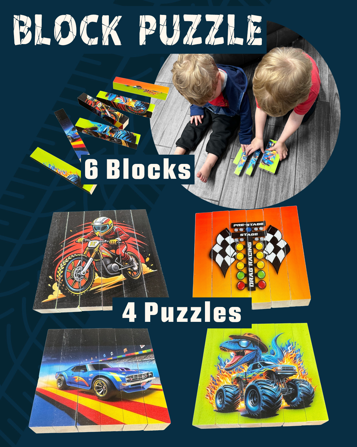 Trackside Kids Block Puzzle
