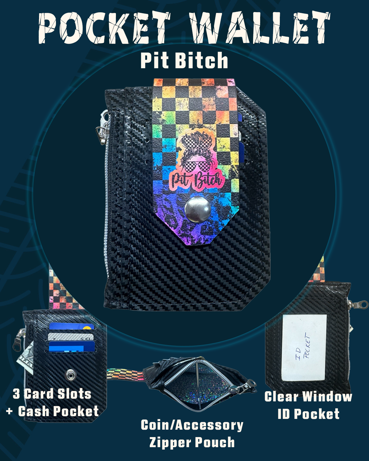 Pocket Wallet with ID Window