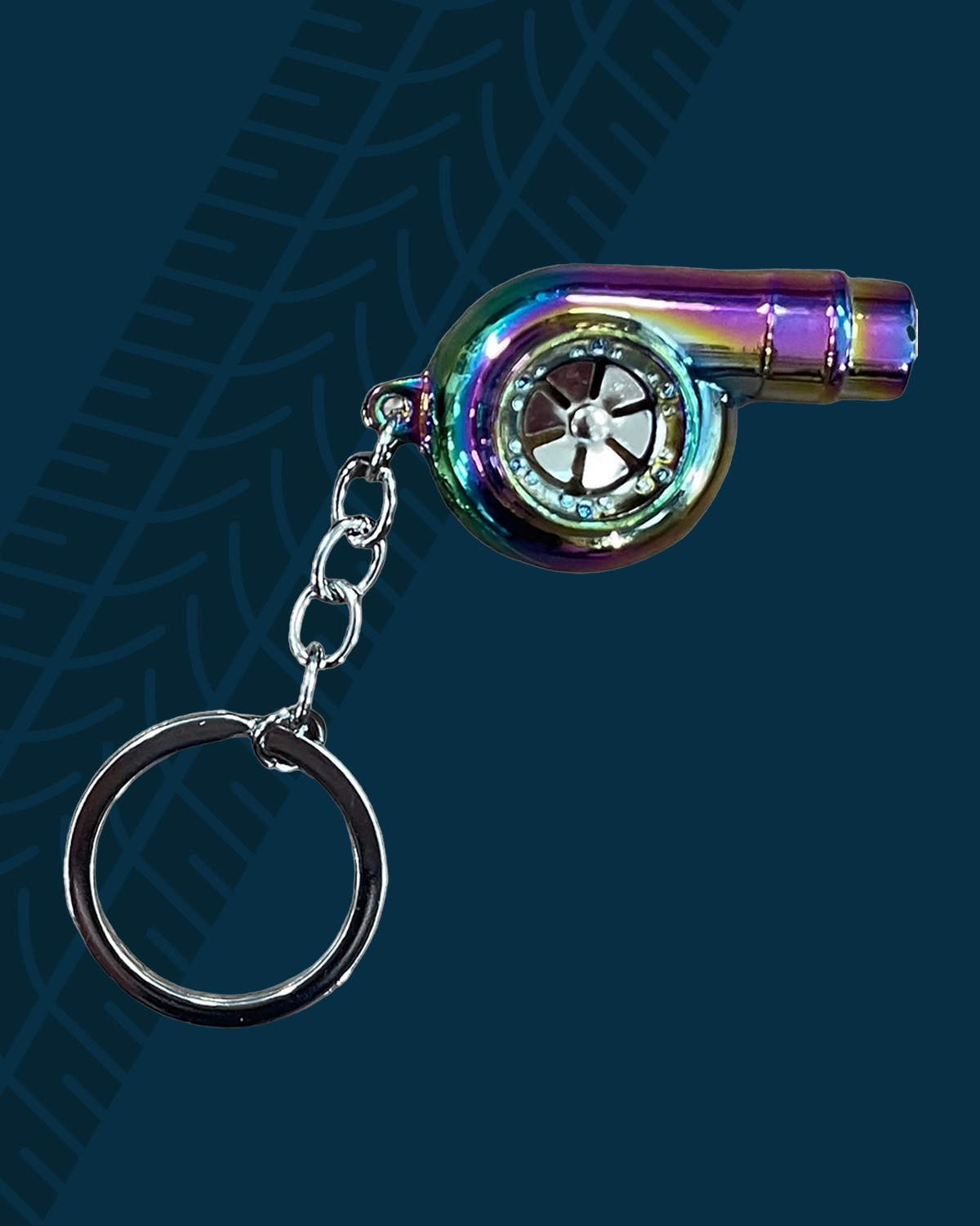 Turbo Whistle Keychain