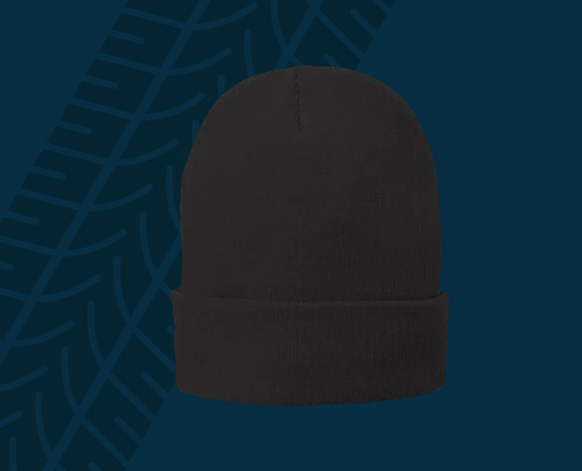 Trackside Trouble Fleece Lined Beanie – Black