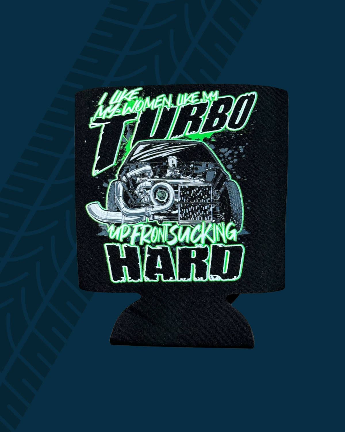 Turbo Suck Hard Koozie