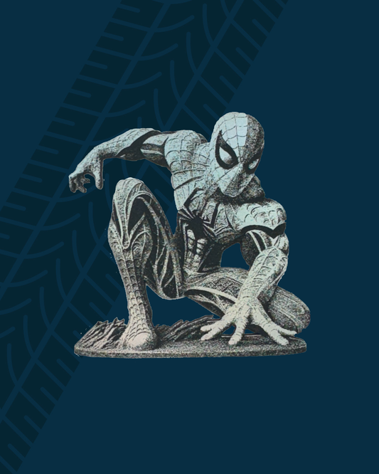 Trackside Trouble Patch - Spiderman Holographic/Black