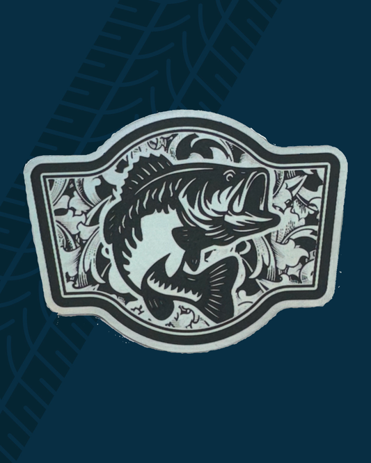Trackside Trouble Patch - Bass With Tooled Background Holographic/Black