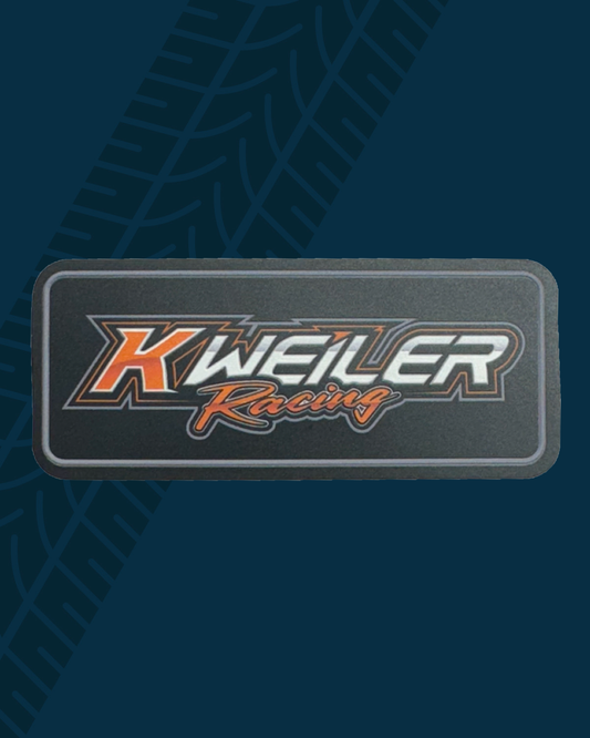 Trackside Trouble Patch - K Weiler Racing Orange And White