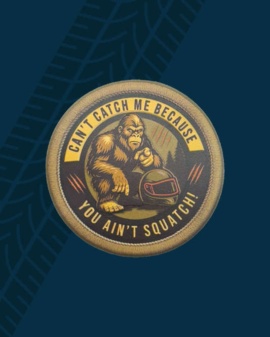 Trackside Trouble Patch - Bigfoot Can't Catch Me