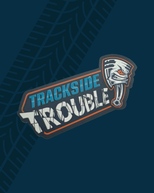 Trackside Trouble Patch - Trackside Trouble Logo Full Color