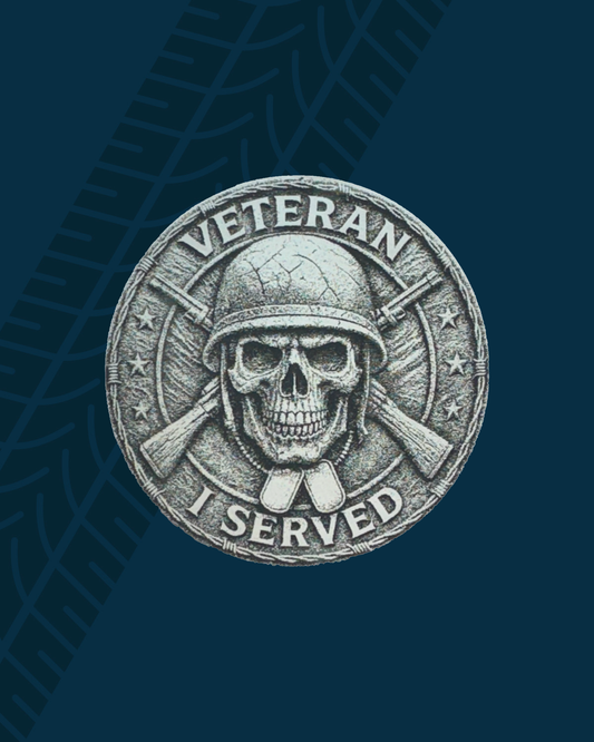 Trackside Trouble Patch - Veteran I Served Holographic/Black