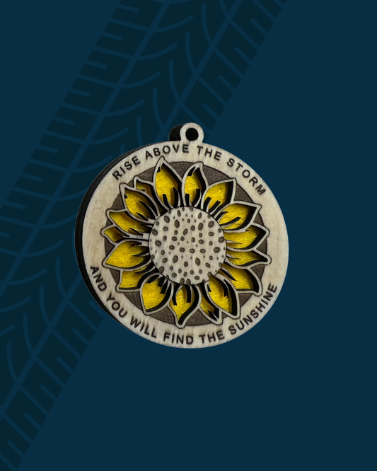 Sunflower – Find the Sunshine Wooden Car Air Freshener