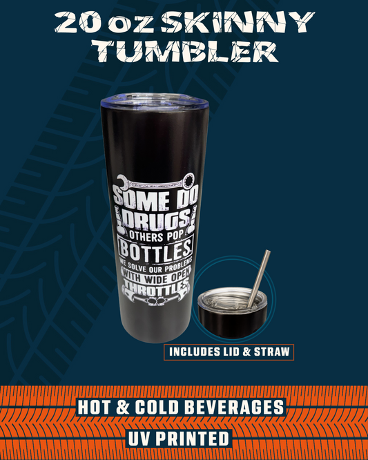 UV Printed Tumbler - Wide Open Throttles